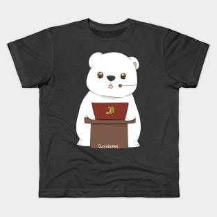 Preacer Bear | Bunniesmee Kids T-Shirt